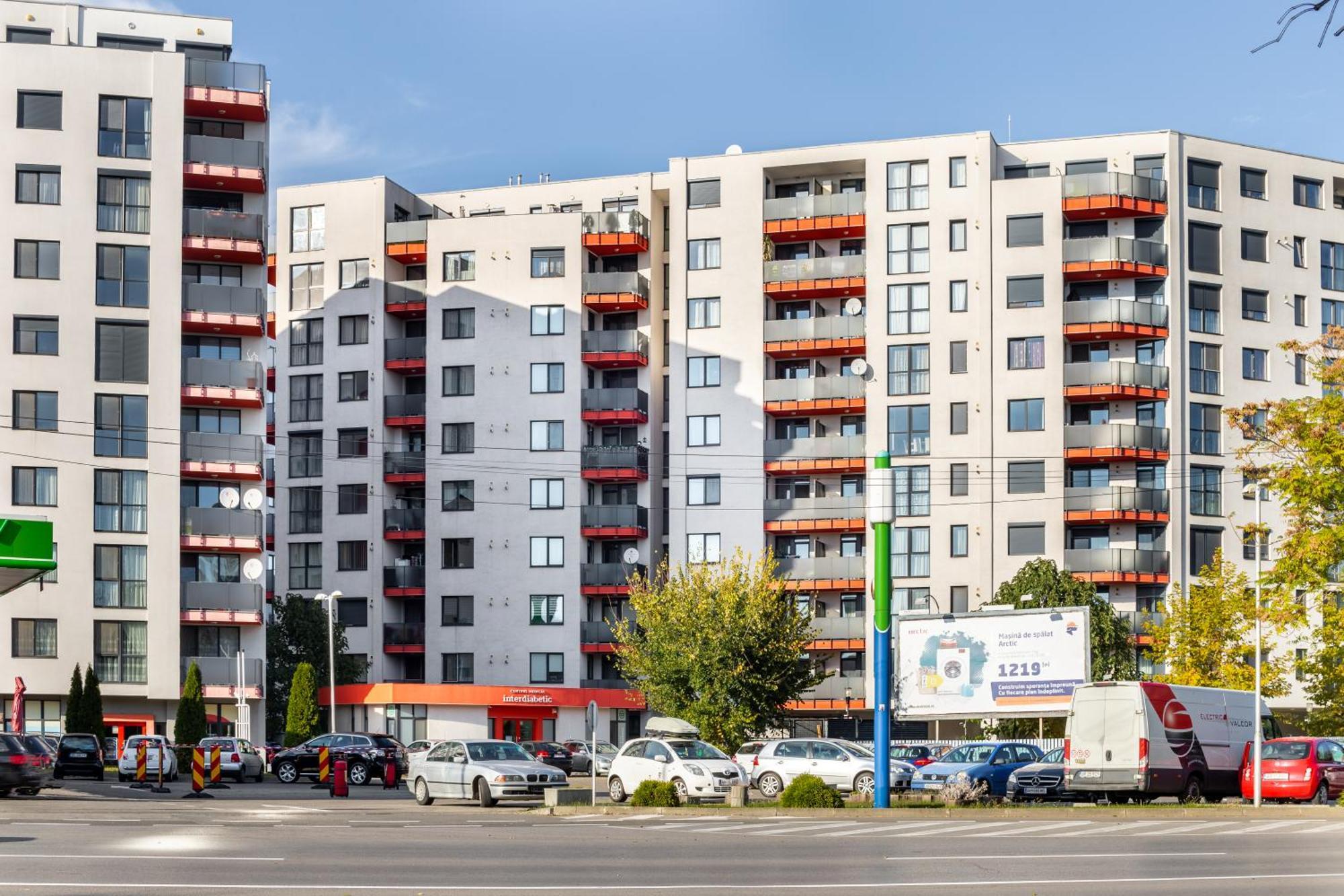 Ari Blue Apartment Ared In Kaufland Complex Arad Luaran gambar